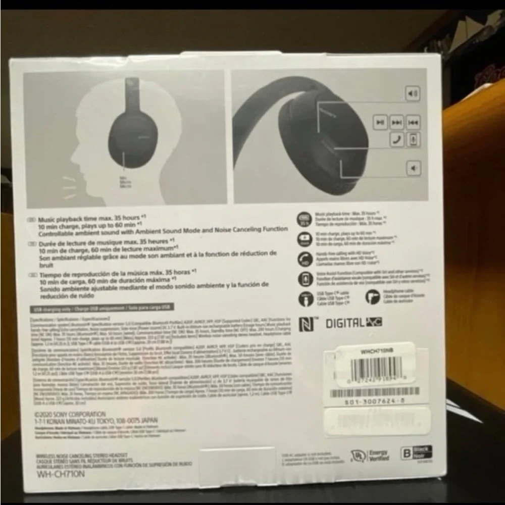 Sony Wireless Noise Canceling Stereo Headset